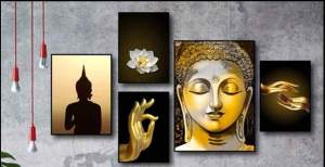 BỘ 5 TRANH PHẬT SIÊU PHẨM - TRANH TRÁNG GƯƠNG PHẬT PHÒNG THIỀN