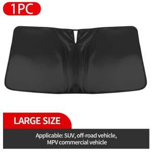 SEAMETAL Car Sun Shade Windshield Universal Polyester Fabric Heat Insulation UV Protection Sunshade Sunscreen
