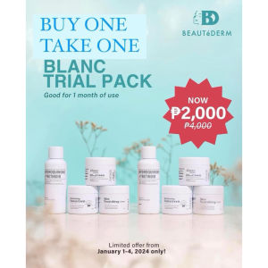 Beautederm Blanc Set Trial and Regular size Promo
