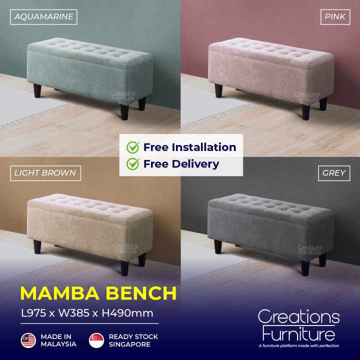 MAMBA High Quality Bench Chair With Storage For Living Room / Bedroom