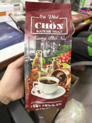 Cà Phê Chồn Tây Nguyên Buôn Mê Thuột - Gói 500gr