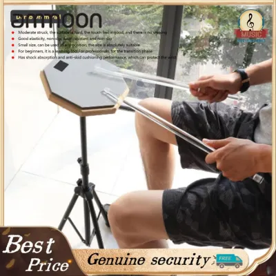 ammoon Dumb Drum Pad Environmental Protection Jazz Drum Pad Percussion Drum for Musical Instrument