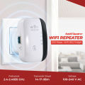 Wireless-N WiFi Repeater 300Mbps Mendukung Wifi 802.11b/g/n Wi Fi Extender Taffware MT02. 