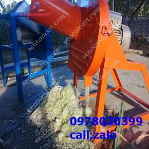 Máy băm chuối mịn nguyên cây động cơ toàn phát 100% bằng dây đồng 1.5kw