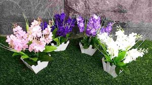 Bunga Plastik Lavender Hias 25Cm Tanaman Artificial Bunga Meja