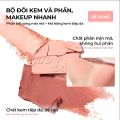 Phấn má hồng JUDYDOLL 4 ô má hồng bắt sáng tự nhiên tươi tắn hạt phấn mịn lâu trôi gồm 3 tone. 