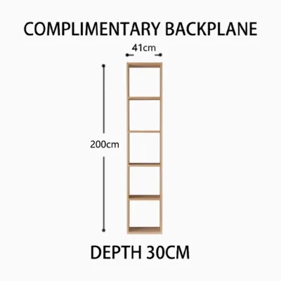 [SG Stock] Bookcase Shelves Household Living Room Shelves Random Combination Of Storage /Complimentary Backplane