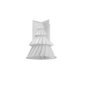 NEXTGENYUN Diagonal Striped Christmas Tree Candle Mold Conical Shaped Silicone Soap Mould Household Soft Craft Making