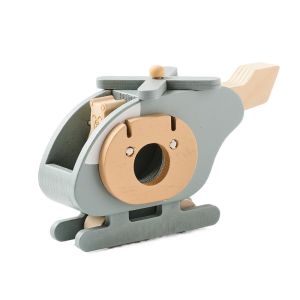 IPIE2 Montessori Wooden Toys Plane Simulation Puzzle Toy Helicopter Modle Building Blocks Funny Interactive Helicopter Childrens Puzzle Toy Fine Motor Skills Toys