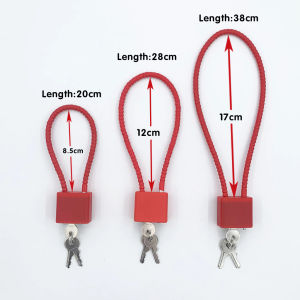 Steel Wire Rope Padlock Cable Anti Theft Lock Cabinets Extended Shackle Steel Cable Padlock