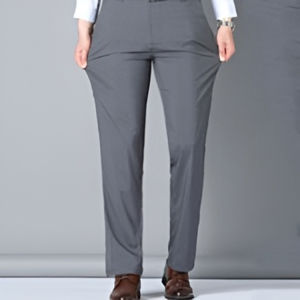Loose straight casual pants mens straight formal pants straight pants Shunla pants soft and wear-resistant not tight good elasticity formal