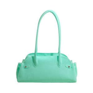 RGFV  Túi thạch trong suốt Chống thấm nước Màu đơn sắc Túi Tote PVC Di động Dung lượng lớn Túi đeo vai Bơi lội