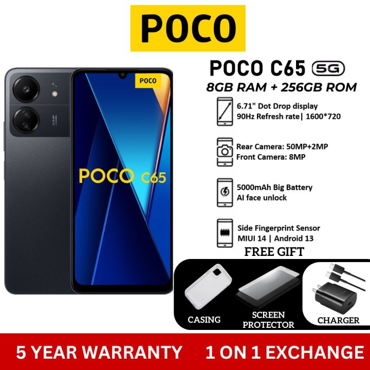 POCO C65 Smartphone | 8+256GB, powerful MediaTek G85, 50MP AI triple ...