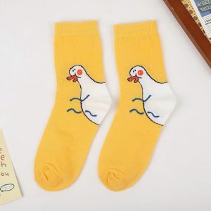 Combo 3 đôi tất vịt vàng cute – mềm mại thoáng khí co giãn tốt