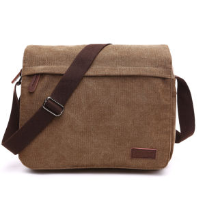 Fashion Solid Vintage Canvas Messenger Satchel Bags Buckle Casual Portable Shoulder Bag Korean Trend Simple Pack For Men 20202026