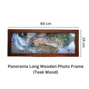 【Farewell Collection】Long Panorama Wooden Frame Ash Wood Teak Wood Horizontal Landscape Vertical Portrait Free Matte Photo