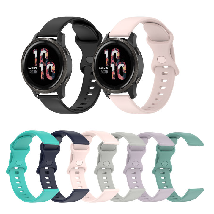 KeeFos Bracelet 22mm Acier Inoxydable Pour Garmin Venu 3, Forerunner 265/255 - Noir