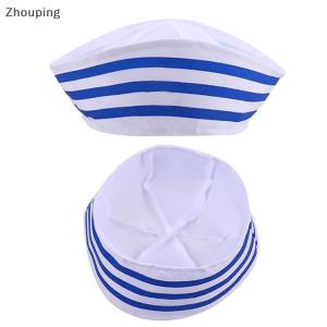 【ZP】Cute ชุดหมวกกะลาสีผ้าพันคอสี่เหลี่ยมผืนเล็กสำหรับผู้หญิงผ้าพันคอซาตินลายทางสำหรับพนักงานต้อนรับบนเครื่องบินลายคริสต์มาส
