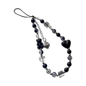 พวงกุญแจรูปหัวใจสุดอินเทรนด์จี้ห้อยคอน่ารักสายชาร์จมือถือพร้อมสไตล์น่ารักอุปกรณ์พกพาสำหรับผู้ที่ชื่นชอบแฟชั่น