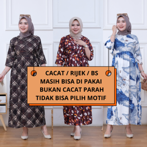 Daster Miranda lengan 3/4 / Midi Dress Miranda