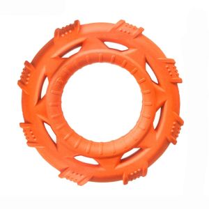 KGASBT โฟม TPR ของเล่นแหวนดึงสำหรับสุนัข ทนต่อการกัด อาการเสียดสีฟัน ของเล่นดึงสำหรับสัตว์เลี้ยง ทนทาน นุ่มนวล จานบินสำหรับสัตว์เลี้ยง สำหรับการฝึกอบรมกลางแจ้ง