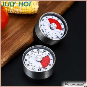 [JULYHOT] เครื่องจับเวลาในครัวเครื่องเตือนเวลา60นาทีอุปกรณ์จับเวลาแบบแม่เหล็กทรงกลมอุปกรณ์ในครัว