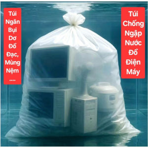 Túi PE Nguyên Sinh 1.3x3m Dày 8zem • Túi Đại Chống Nước – Chống Bụi – Trùm Xe Máy – Bọc Nệm