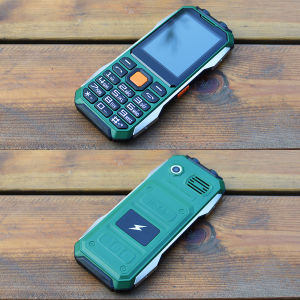 A6 Cheap Durable Ultra Thin 6800mAh Battery Wireless FM Flashlight Push-button Standby Time Long Cell Phone