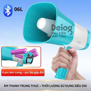 Loa phóng thanh Tahada 06L bluetooth công suất 80W 2 pin dùng lâu dài