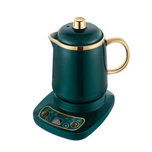 Household multifunction ceramic mini tea boiler soup office electric stew cup split teapot