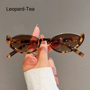 SHIRUI Fashion Eyewear Small Sun Glasses Half-frame Cat Eye Sunglasses Shades