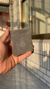 กระเป๋าเก็บเครื่องประดับแบบพกพาถุงกระชับสำหรับต่างหู/สร้อยคอ/แหวน/กำไล/เข็มกลัด/กระเป๋าเดินทาง