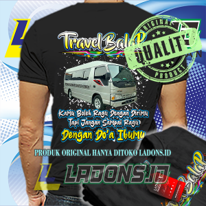 LADONS.ID BAJU KAOS DRIVER TRAVEL BALAP KATUN COMBED 24S LENGAN PENDEK DAN PANJANG