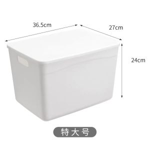 Stackable Storage box  Cabinet Organizer With dustproof Lid