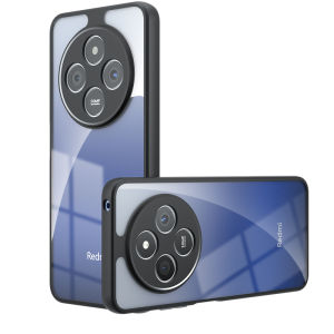 Case for Xiaomi Poco M7 Poco C75 4G Redmi 14C 4G Redmi A4 5G Frosted Matte/Clear Phone Back Cover Anti-fingerprint Four Corners Air Cushion Anti-drop Anti-shock Protective Case