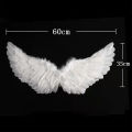 White Angel Wing and Halo for Girls Kids Wings Costumes White Wings for Child for Festival Halloween. 