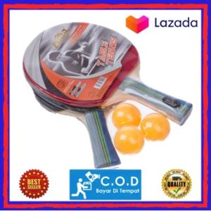 BEST SELLER !! Bet Tenis Meja Murah - Bat Pingpong Bonus Bola - Alat Pemukul Tenis Meja - Bat Pingpong Bet Tenis Meja Ciima Bonus Bola - Raket Pingpong