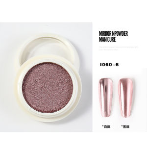 ALOBEAUTY - CHROME PASTEL COLOR MAGIC MIRROR TITANIUM POWDER - BUBUK GLITTER NAIL ART METALIK WARNA SOFT BERKILAU [6 VARIAN]