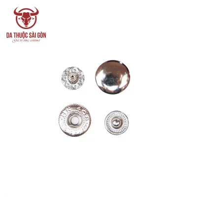 Bộ cúc bấm kim loại 4 chi tiết - Da Thuộc Sài Gòn