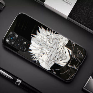 (A09) Softcase Kaca Aesthetic Keren Xiaomi Redmi A2 A1 Note 11 Pro 11 10 Pro 10s 9 Pro 9 7 6 Redmi 12C 9C Poco F4 - Anime Kartun Komik ju7utsu K4isen G0jou 0ne P1ece Luffy