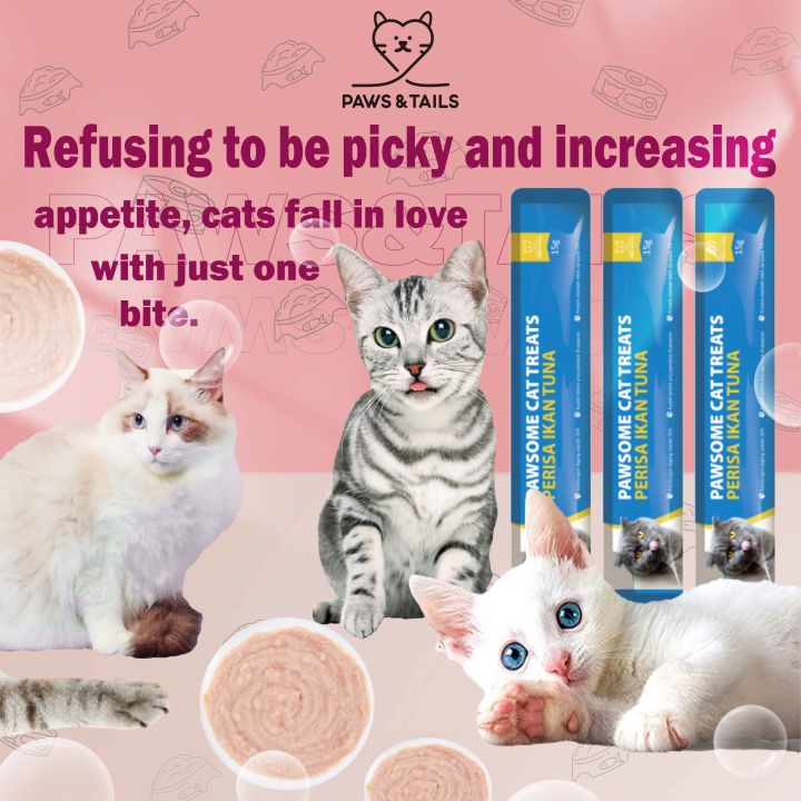PAWS&TAILS Cat Stick Cat Snack cat treat Cat Wet Food（50PCS
