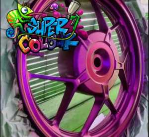 Cat Bunglon tiga warna Merah Biru Ungu SUPER COLOUR Bergaransi GRATIS TINER PU 100ML