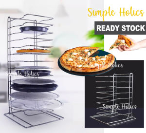 Pizza Pan Rack / Pizza Net Storage / Baking Tray Shelf / Pizza Cooling Rack / Stainless Steel Pizza Stacking Shelf