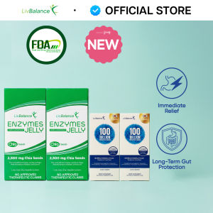 LivBalance Gut Health Duo (2 Boxes Each): Complete Gut Support & Enhances Immunity