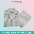 Pijama nam trung niên kate Nhật Thịnh mặc nhà, mặc ngủ dài tay, ngắn tay quần dài mềm mịn, thoáng mát. 