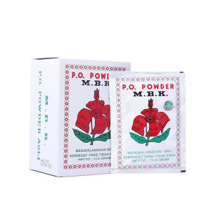 MBK Powder Putih | Silver - Menghilangkan Bau Keringat/Badan -  Deodorant Powder Sachet | M.B.K