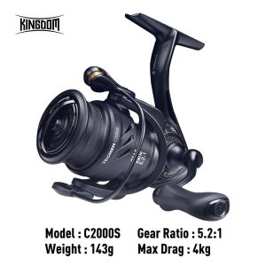 Kingdom TEGMEN 2023 Spinning Fishing Reel Carbon 2000 2500 3000 Light Spool jigging Reel 6.2:1 5.2:1 Spinning Reels 142g