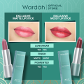 Wardah Exclusive Moist Lipstick - Warna Intense dengan Natural Moist dan Glossy Finish - Dilengkapi Vitamin E yang Melembabkan Bibir - Tekstur Halus. 