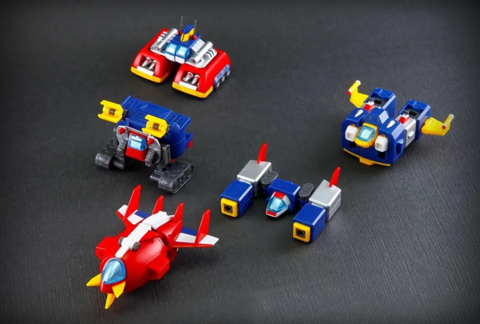 アニメ+ゲーム Voltes V mini deformed series 2 Mini Deformed Choudenji Machine Voltes V unboxing+review