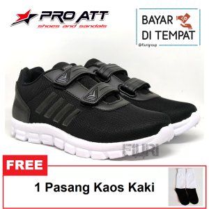 FIURI – Pro ATT -PC 870V HITAM PUTIH 31-38- Sepatu Kets Sepatu Sneakers Anak - Sepatu Olahraga Sport Pria - Sepatu Casual Kanvas - Sepatu Jogging Lari Fitness Gym Senam - Sepatu Anak Laki-Laki Cowok - Sepatu Sekolah Bertali SD SMP SMA